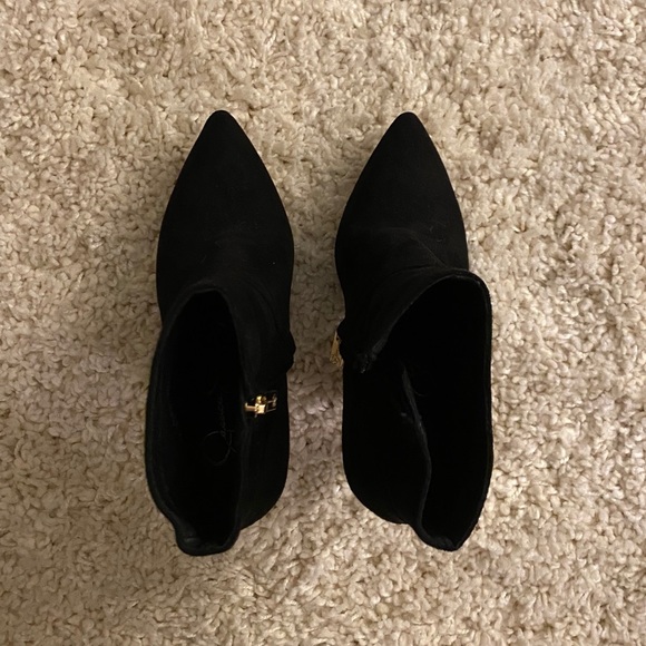 Jessica Simpson Women 5.5 Clear Block Heel Booties - Picture 4 of 8